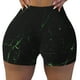 thumbnail image 2 of Fotbe Black Marble Shorts Sin Costuras – Shorts Deportivos de Cintura Alta para Mujer, Elásticos para Gimnasio, Yoga, Running o Ciclismo-Large, 2 of 8