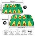 thumbnail image 3 of Balery Cartoon Fruit 1 Windshield Sun Shade, Car Front Window Sunshade Cover ,Automotive Interior Portected Blocks Uv Rays For Car Pickup Truck Suv Accessories- Medium, 3 of 7