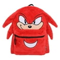 thumbnail image 1 of Sonic the Hedgehog Knuckles Reversible 16" Plush Backpack with Quills, 1 of 7