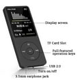 thumbnail image 6 of Qonioi MP3 MP4 Music Player 70 Hours, Lossless Sound FM Recorder Card 128GB, Portable Audio Player Device, 6 of 7