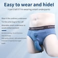 thumbnail image 2 of JIIT Men Incontinence Briefs Substitute For Men's Incontinence Pads L, 2 of 14