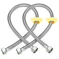 thumbnail image 5 of Uxcell G1/2 Female x G1/2 Female 59" Length SUS304 Faucet Supply Line 2 Pack, 5 of 5