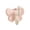 Pink, variant on Universal Radiator Hooks for Towels and Clothes Butterfly Design Drying Rack Hangers for Bathroom White
