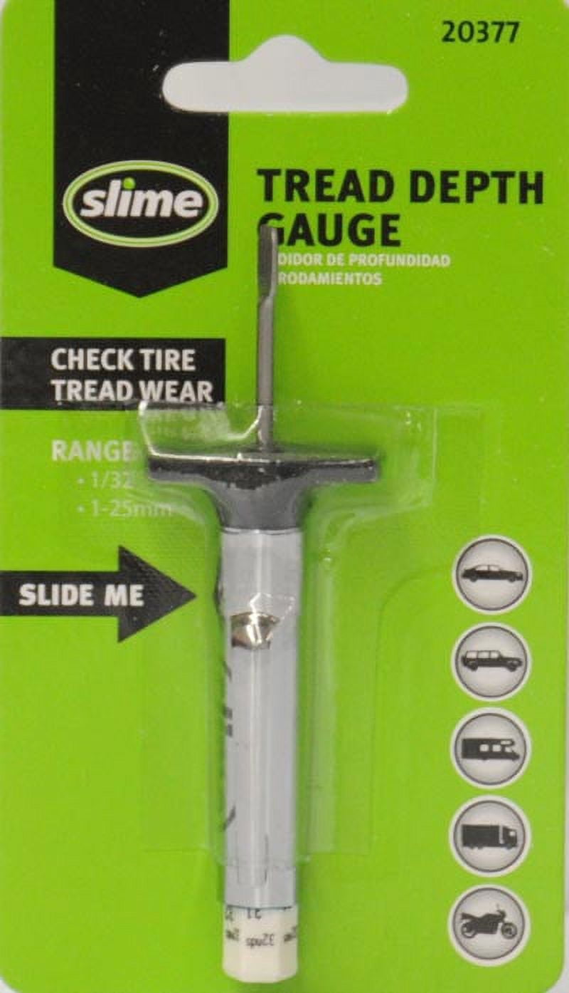 Slime 20377 Tread Depth Gauge