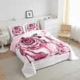 thumbnail image 3 of Castle Fairy Floral High Heels Queen Comforter Set,Valentine's Day Bedding Comforter Set, 3 of 8