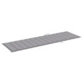 thumbnail image 3 of Sun Lounger Cushion Charmma Outdoor Seat Pad Gray 78.7"x27.6"x1.2" Fabric, 3 of 6