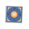 thumbnail image 3 of GUOOL Mat Mahjong Game Table Cover Professional Slip Resistant Board Game Mat Mahjong Tablecloth for Home Gathering Blue B, 3 of 9