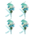 thumbnail image 1 of 4uds Alfileres Ojetes Lirio Unique Bargains Azul Brillante, 1 of 5