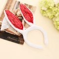 thumbnail image 2 of Diadema con orejas de conejo y lentejuelas para carnaval, Pascua, diadema con orejas de conejo y lentejuelas, bonitos accesorios para vestidos, 2 of 5