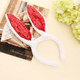 thumbnail image 2 of Diadema con orejas de conejo y lentejuelas para carnaval, Pascua, diadema con orejas de conejo y lentejuelas, bonitos accesorios para vestidos, 2 of 5