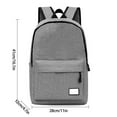 thumbnail image 2 of HIPYLO Medium Backpack for Women Slim Backpack Men Lightweight Backpack Women Travel Laptop Backpack Bags Mochila Viaje Purse Bookbag for Bag Women, Black One Size, 2 of 3