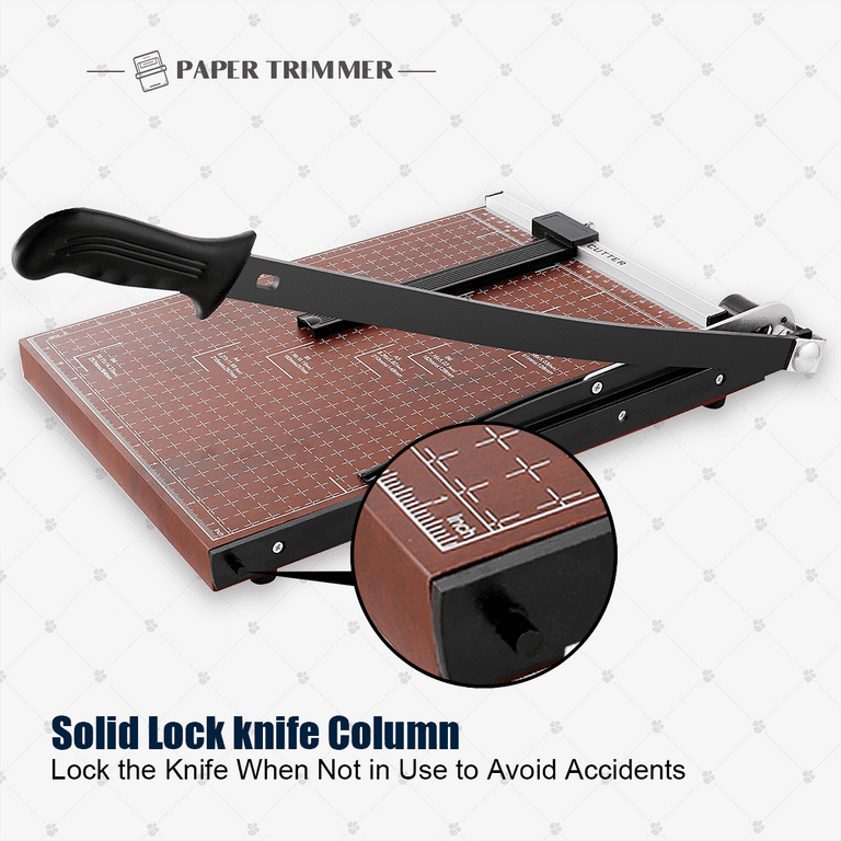 Electric Paper Cutter, Cutting Width 0-330, Paper Guillotine, Electric  Leather Trimmer, Cutting Thickness 40mm, Desktop and Industrial Paper  Cutting