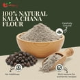 thumbnail image 5 of NY SPICE SHOP Black Chickpeas Flour - 5 Pound - Kala Chana Besan - Chick Peas Flour - Black Chickpeas Powder - Finely Ground Kala Chana Besan for Cooking and Baking, 5 of 7
