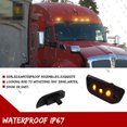 thumbnail image 4 of GTINTHEBOX 5pc Smoke Lens Amber LED Roof Clearance Marker Light For Kenworth T680 T770 T880, 4 of 12