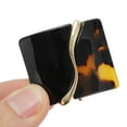 thumbnail image 4 of Unique Bargains 1 Pc Ponytail Buckle Hair Clip Splicing Hair Ponytail Cuff for Women Yellow Black, 4 of 5