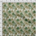 thumbnail image 4 of oneOone Viscose Jersey Dark Olive Green Fabric Tropical Palm Tree Sewing Material Print Fabric By The Yard 60 Inch Wide, 4 of 4