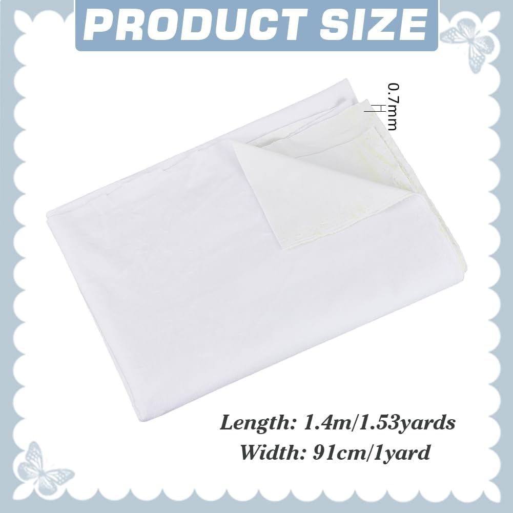 White Glow in The Dark Fabric 55x35.8inches Luminous Soft Velvet Fabric Glow in The Dark Sewing Patchwork Fabric Luminescent Quilting Fabric