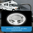 thumbnail image 3 of Stainless Steel Oval Sink, Easy To Clean Large Capacity Single Bowl Bar Sink  for Boat Caravan RV Bathroom, 3 of 7