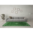 thumbnail image 3 of Ahgly Company Indoor Square Persian Emerald Green Traditional Area Rugs, 4' Square, 3 of 4