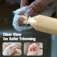 thumbnail image 3 of Merryhome 2-in-1 Dog Grooming Kit, Rechargeable Cordless Pet Hair Clippers with Nail Grinder, Cat Clippers Face Shaver for Paw Nail Body Ear, 3 of 8