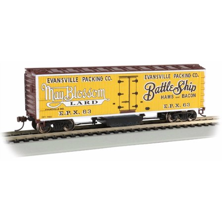 Bachmann-Track Cleaning 40' Wood Reefer with Removable Dry Pad - Ready to Run --