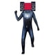 thumbnail image 1 of FLhrweasw Fancy TV Man Disfraz Halloween Cámara TV Man Monos Con Máscara (130 16), 1 of 8