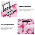 thumbnail image 5 of Lsque Breast Cancer Ribbons Awareness Printed Luggage Cover, Travel Luggage Protector,Scratch and Dirt Resistant, Fits 18-32 Inch Luggage - X-Large, 5 of 9