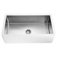 thumbnail image 2 of ANZZI Apollo Farmhouse Solid Surface 36 in. Kitchen Sink with Stainless Steel Interior in Matte White, 2 of 11