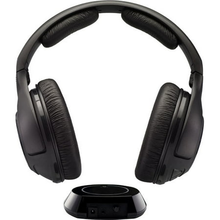 Sennheiser - RS160 - Sennheiser RS 160 Binaural Headphone - Stereo - Black - Wireless - RF - 60 ft - 32 Ohm - 18 Hz