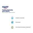 thumbnail image 3 of Toallas húmedas Equate grandes para adulto 40 pzas, 3 of 4
