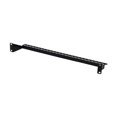 thumbnail image 1 of NavePoint Support Horizontal 1U pour Rack 19 Pouces, Support de Gestion de Câble, Panneau Croisé Noir, 1 of 5