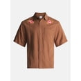 thumbnail image 5 of Kacey Lee Men's Button Up Woven Shirt with Short Sleeves, Sizes S-2XL, 5 of 5