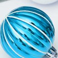 thumbnail image 2 of Inteprter 30 Uds bolas de Navidad coloridas bolas colgantes decoraciones festivas adornos hogar jardín año fiesta mercado árbol colgante Kits de decoración para fiestas Azul Inteprter HA8973-06B, 2 of 6