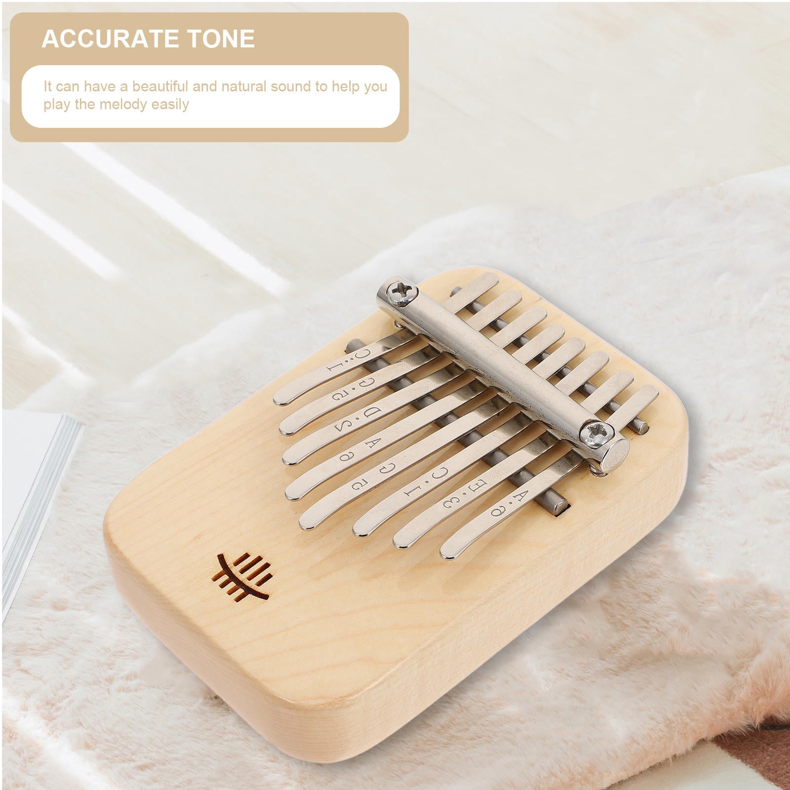 KHBUAB Finger Thumb Piano Portable Kalimba for Beginners Leisure 1Pcs