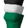 3PACK - Black/White/Kelly Green