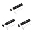 thumbnail image 2 of Justharion Door Window Password Replacement Living Room Bathroom Keyless Screw Mounted 3-digit Code Bolts Lock Furniture Black 3Set, 2 of 6