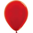 thumbnail image 2 of 5 inch Sempertex Metallic Red Latex Balloons (100 Pack) - Party Supplies Decorations, 2 of 2