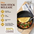 thumbnail image 5 of Granitestone Armor Max 5.5 Quart.Sauté Pan with Lid - 12 Inch Non Stick Deep Frying Pan with Lid, Large Frying Pan, Oven Safe Skillet with Lid, Multipurpose Jumbo Cooker, Stovetop/Dishwasher Safe, 5 of 10