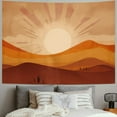 thumbnail image 2 of PRATYUS Bohemian Sun Vertical Tapestry, Bohemian Mountain Desert Tapestry Wall Hanging for Bedroom, Yellow Minimalist Tapestries Poster Beach Blanket College Dorm Home Decor  40x60inch, 2 of 6