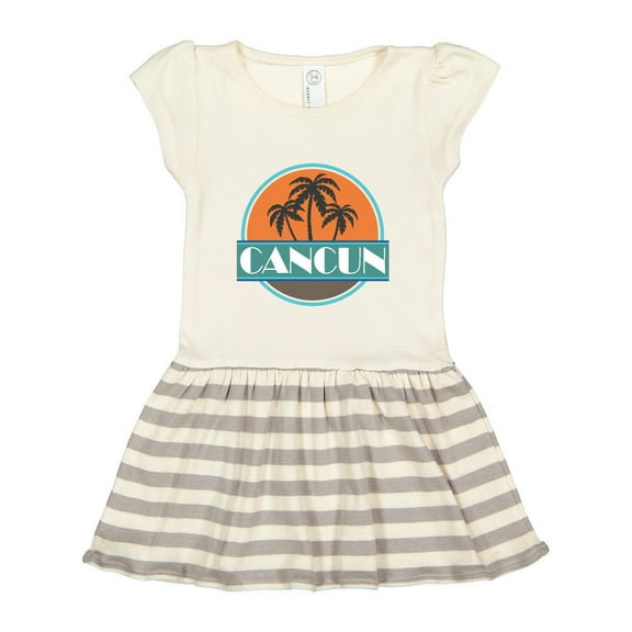 Inktastic Cancun Mexico Vacation Gift Toddler Girl Dress