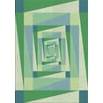 thumbnail image 1 of Ahgly Company Machine Washable Indoor Rectangle Transitional PaleGreen Area Rugs, 5' x 8', 1 of 7