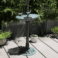 thumbnail image 3 of Magshion 28" Outdoor Garden Green Pedestal Bird Bath with Solar Pumb, for Patio Backyard Décor, 3 of 10