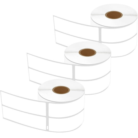 GREENCYCLE 3 Roll (700 labels per roll) Medium White 2-up Address Mailing Multipurpose Labels Compatible for Dymo 30253 1-1/8" x 3-1/2"(28mm x 89mm) LabelWriter Printer,BPA Free