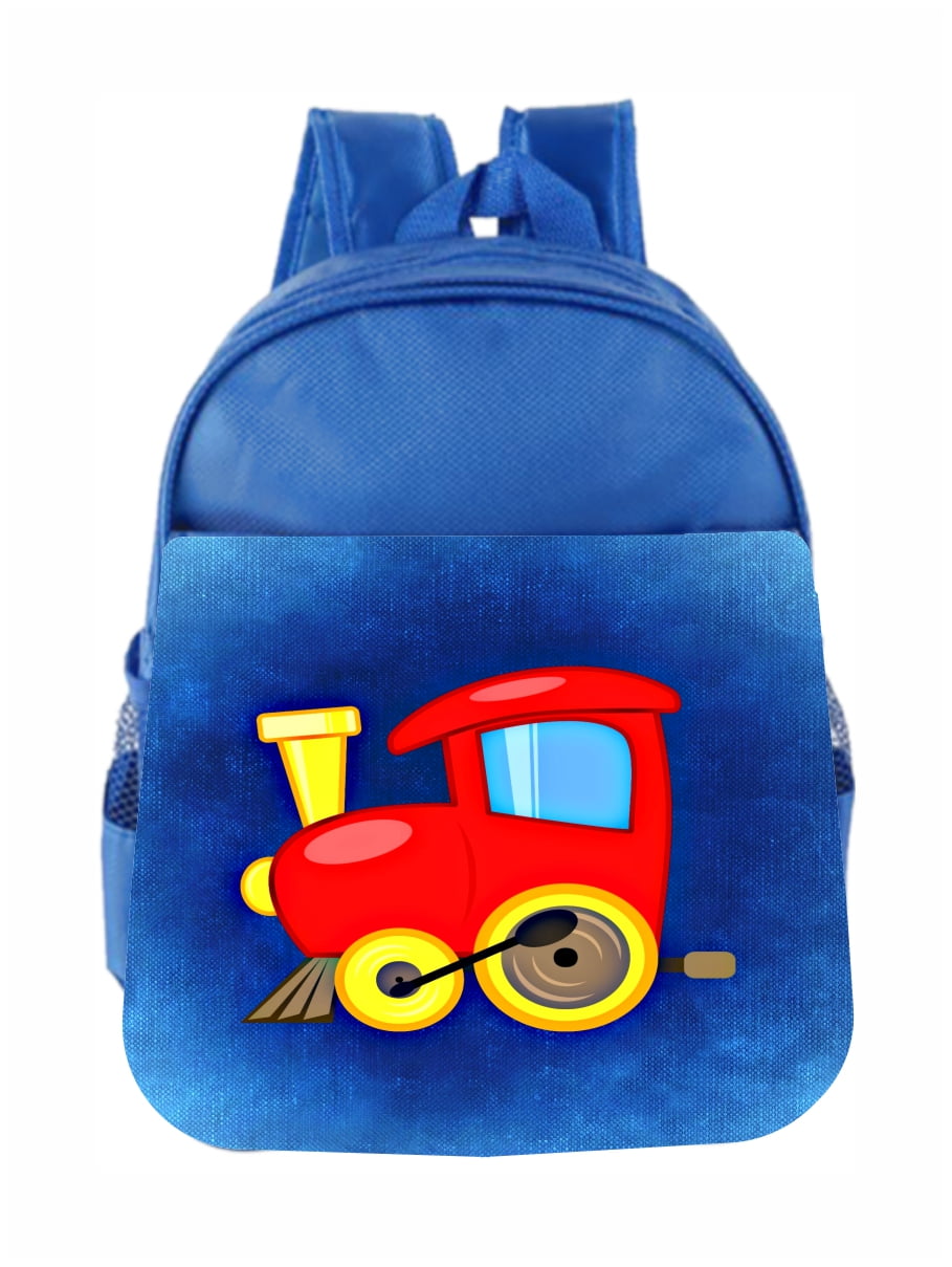 Preschool Backpack Train Grunge Choo Choo Toddler School Bag Set