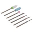 thumbnail image 1 of Nail File Drill Bit, 7pcs Tungsten Steel Portable Nail Grinding Bits  For Makeup, 1 of 8