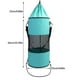 thumbnail image 4 of Yuarrent Bolsa de basura para barcos con cordón para exteriores, contenedor de almacenamiento de latas de malla, soporte para acampar, Almacenamiento y organización del hogar Azul, 4 of 6