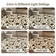 thumbnail image 7 of ODIKA 6'x9' Washable Area Rug Spotted Print Boho Splotch Motif Fake Cow That Feel Placemats Table Flowing for Queen Size Bedroom, Under Bed, Master Suite, Easy Care, Non-Shedding, 7 of 7