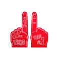 Kuorak Giant Foam Finger We're Number 1 EVA Foam Hand Sports Events