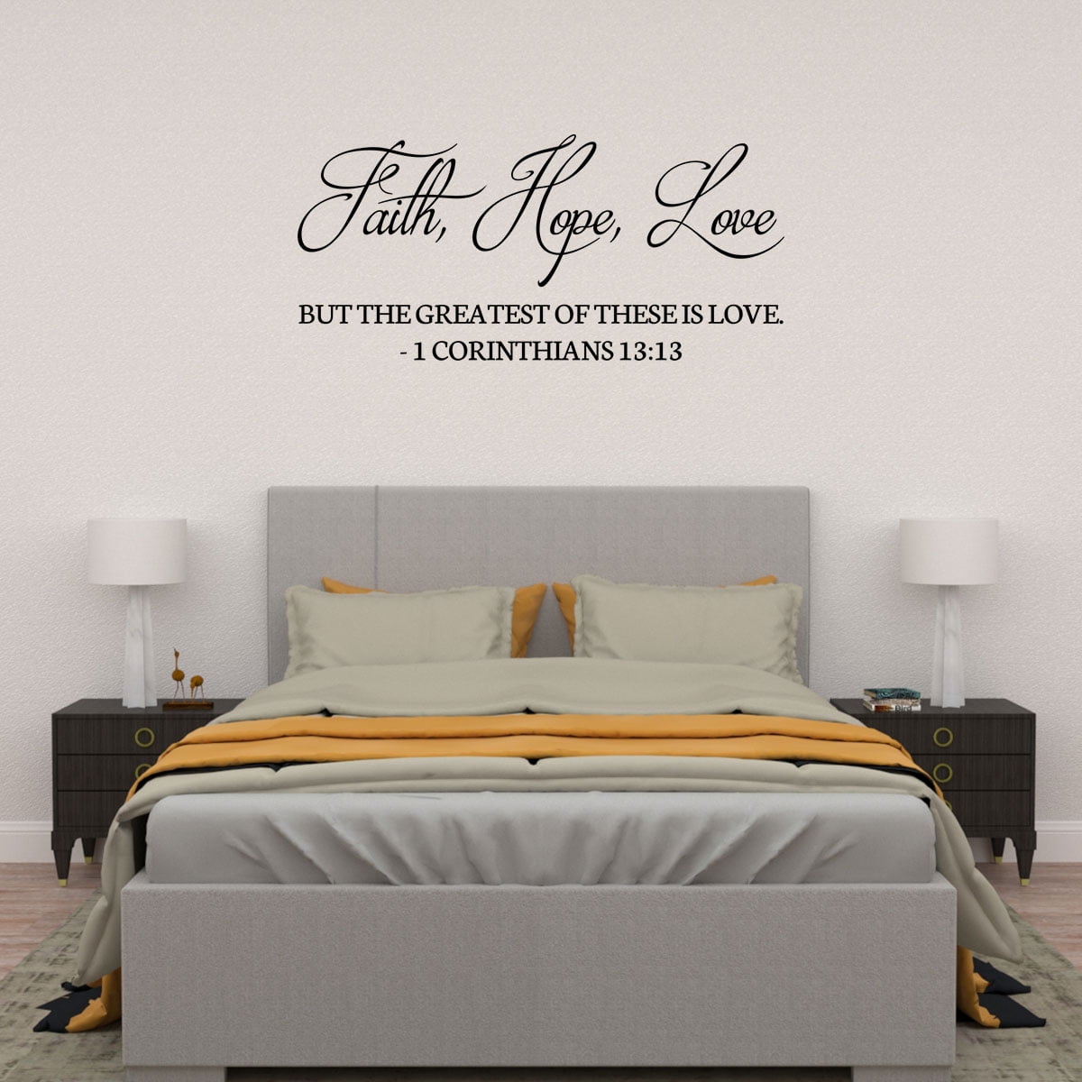 Quote Designs Faith Hope Love 1 Corinthians 1313 Religious Vinyl