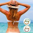 thumbnail image 3 of 2 Pcs Chaîne à Perles pour Femmes, Chaîne de Corps à Perles Mode, Chaîne de Ventre pour la Plage, 3 of 10